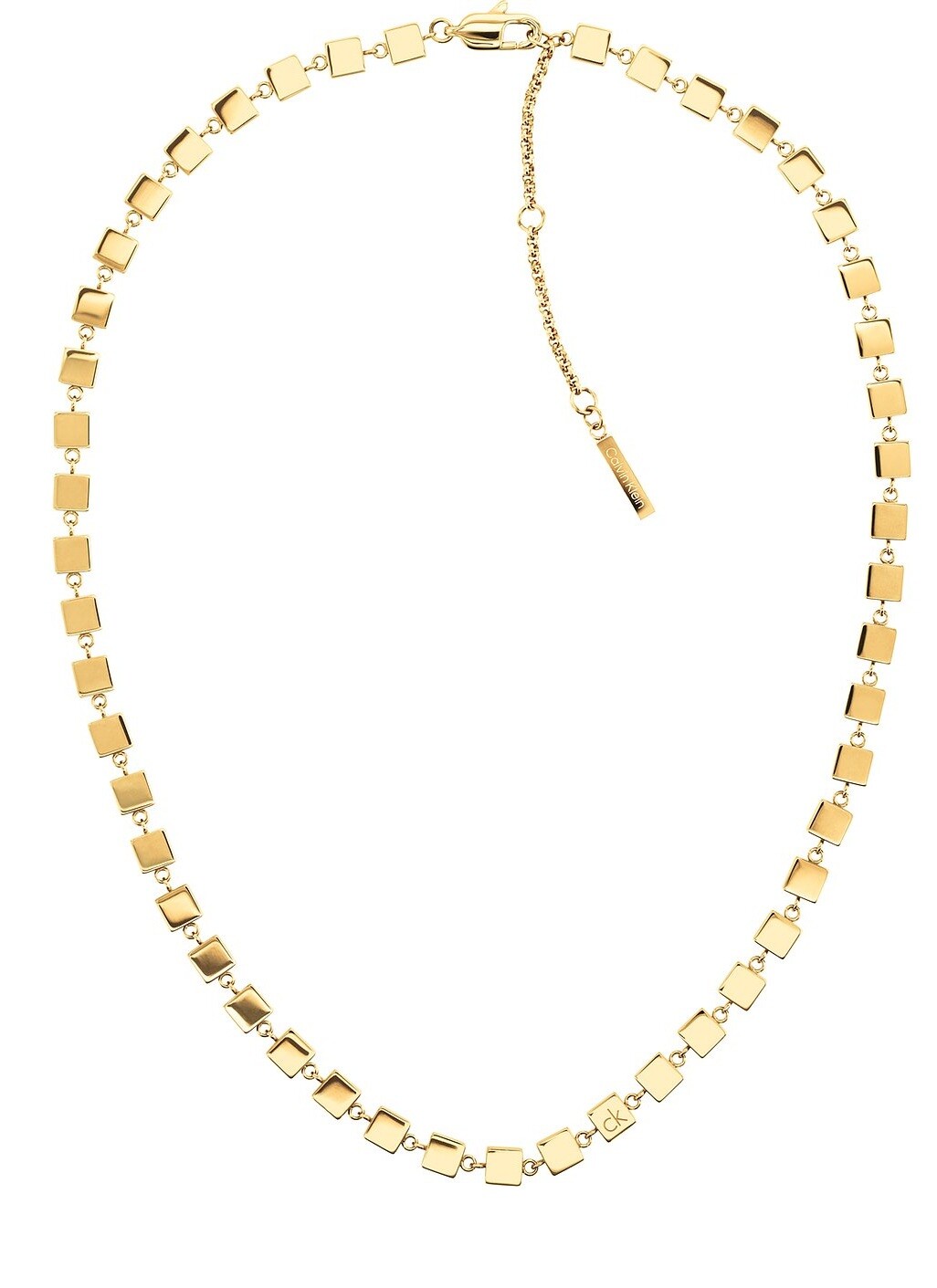 Calvin Klein Dámský pozlacený náhrdelník Geometric 35000846