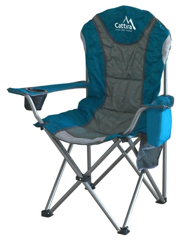 Cattara Židle kempingová skládací LUCCA modrá