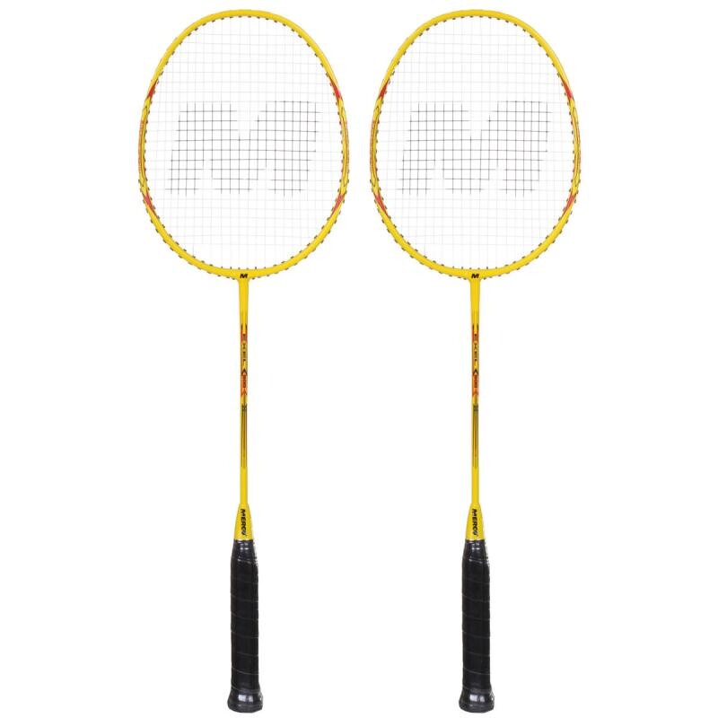 Merco Exel Set badmintonová raketa žlutá