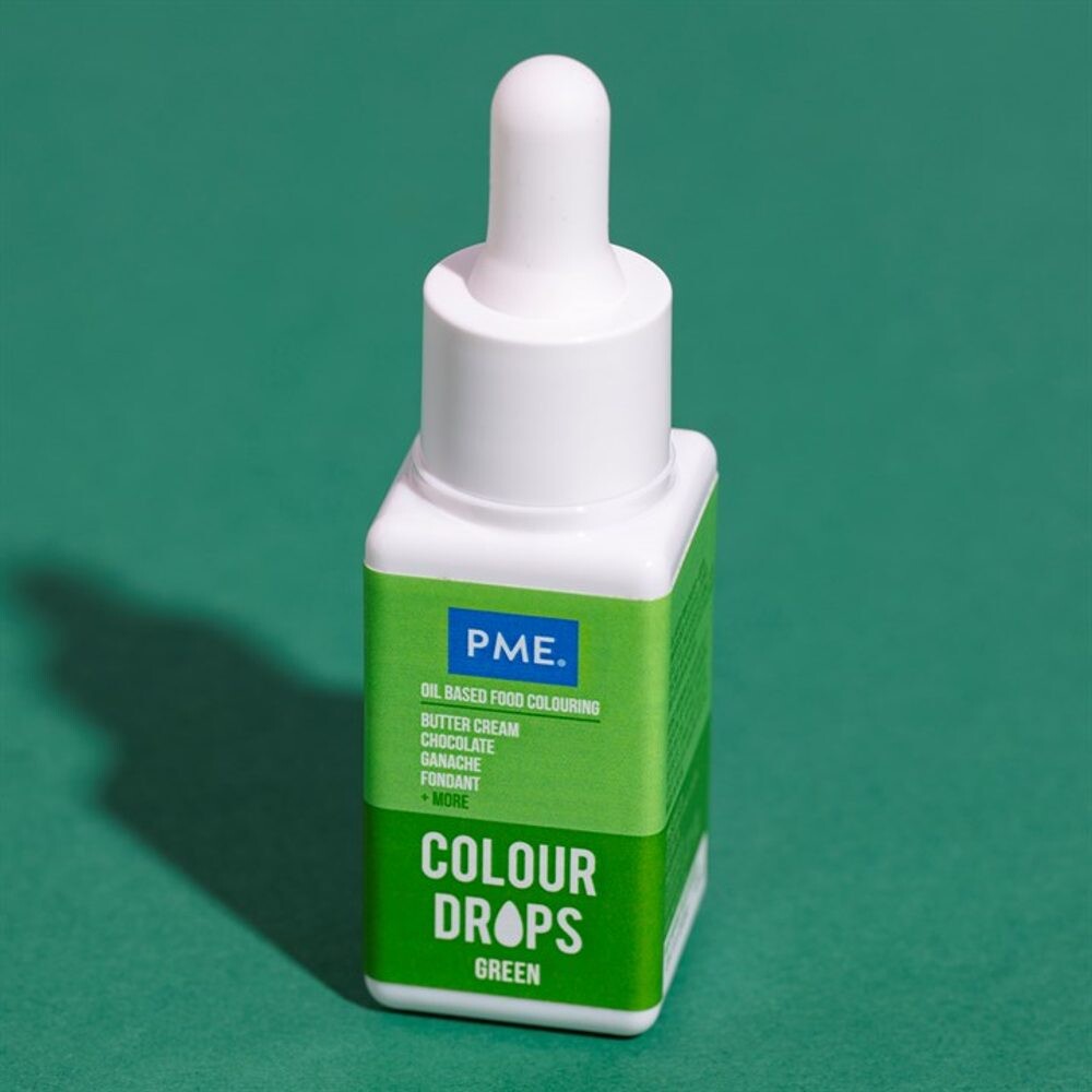 PME Colour Drops – zelené barvivo 20 ml - PME