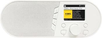 Telestar TOP IR50 BT reproduktor + internetové rádio, USB, Wi-Fi, CZ OSD menu, bílá