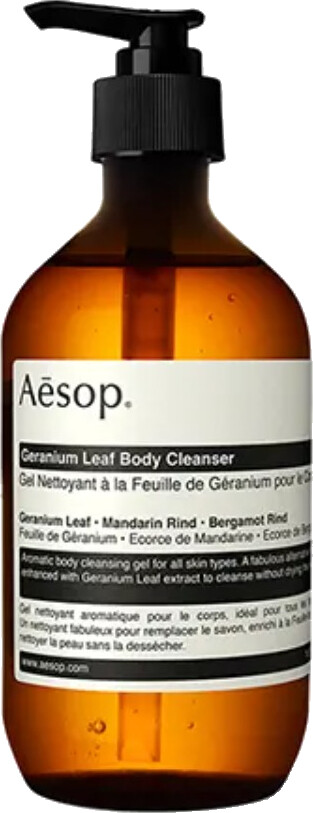 Aesop Osvěžující tělový čisticí gel Geranium Leaf (Body Cleanser) 500 ml s pumpičkou