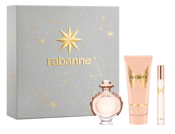 Rabanne Olympea - EDP 50 ml + tělové mléko 100 ml + EDP 10 ml