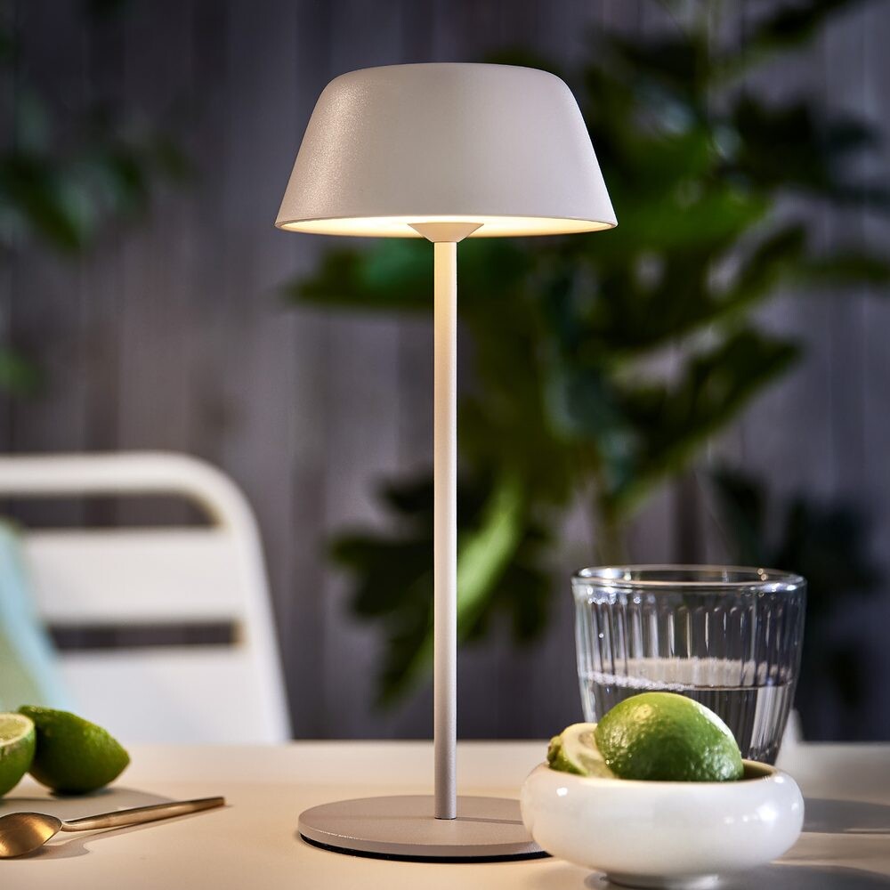 LIGHT UP LED Stolní lampa 27 cm - béžová