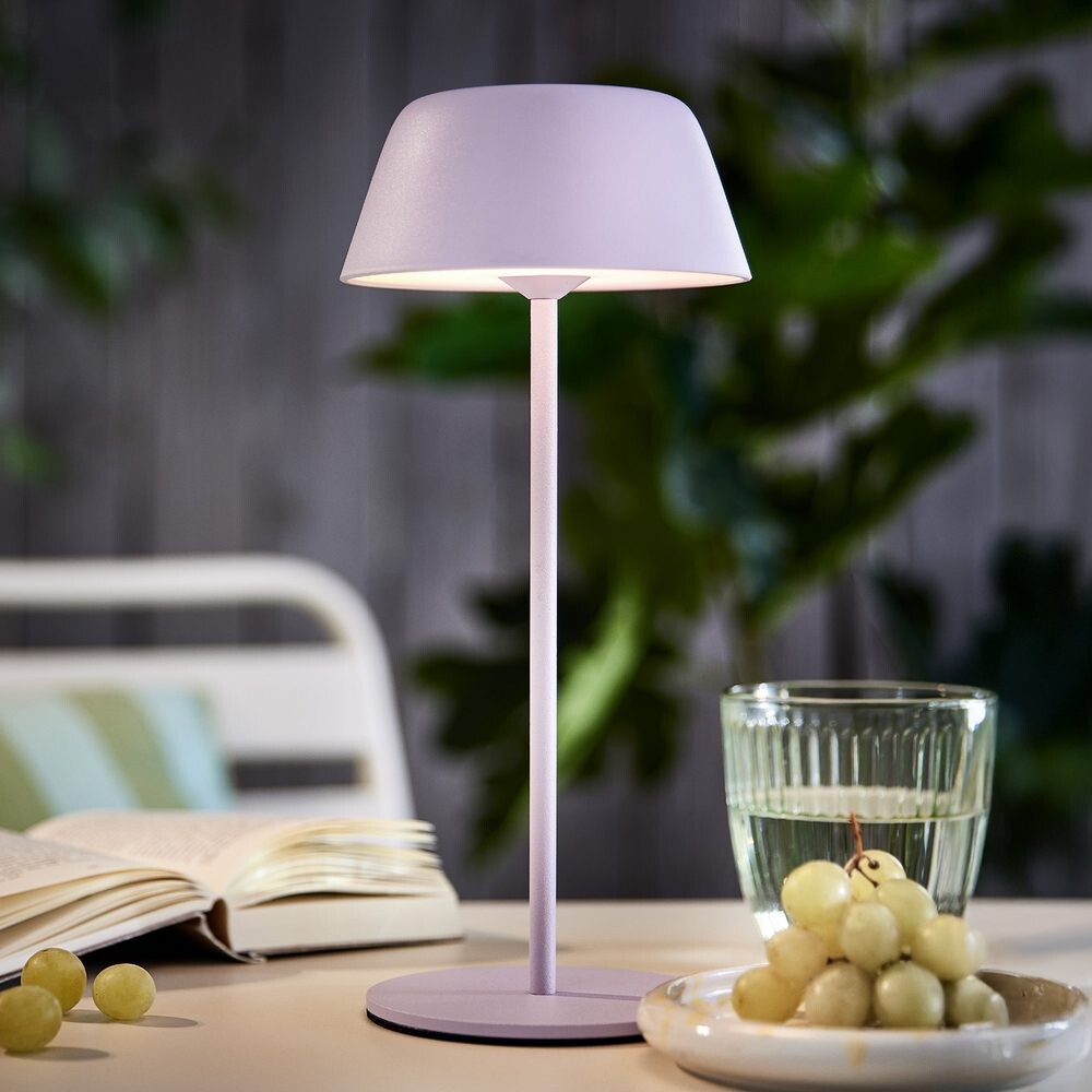 LIGHT UP LED Stolní lampa 27 cm - fialová