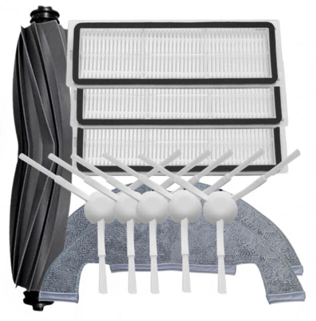 11ks HEPA filtry, kartáče a mopy pro DREAME D10/D10s Plus Gen2, sada