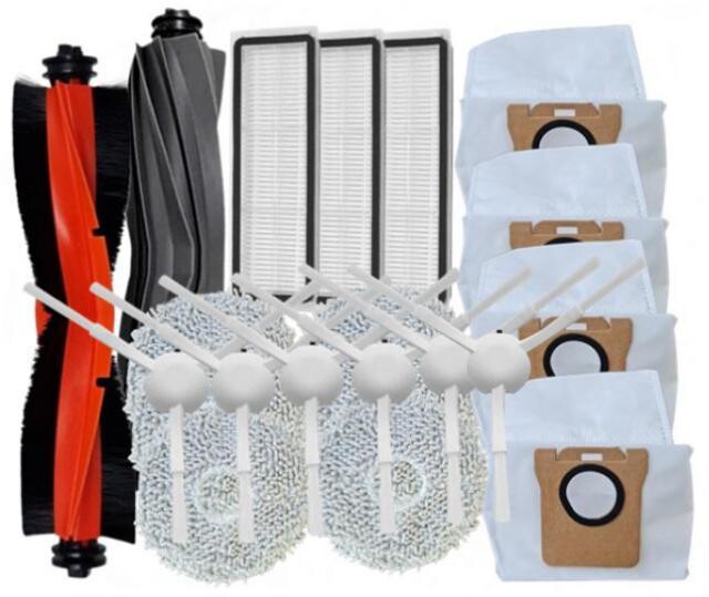 21ks HEPA filtry, kartáče, mopy a sáčky pro DREAME L10s Ultra, Xiaomi Robot Vacuum X20 Plus, sada