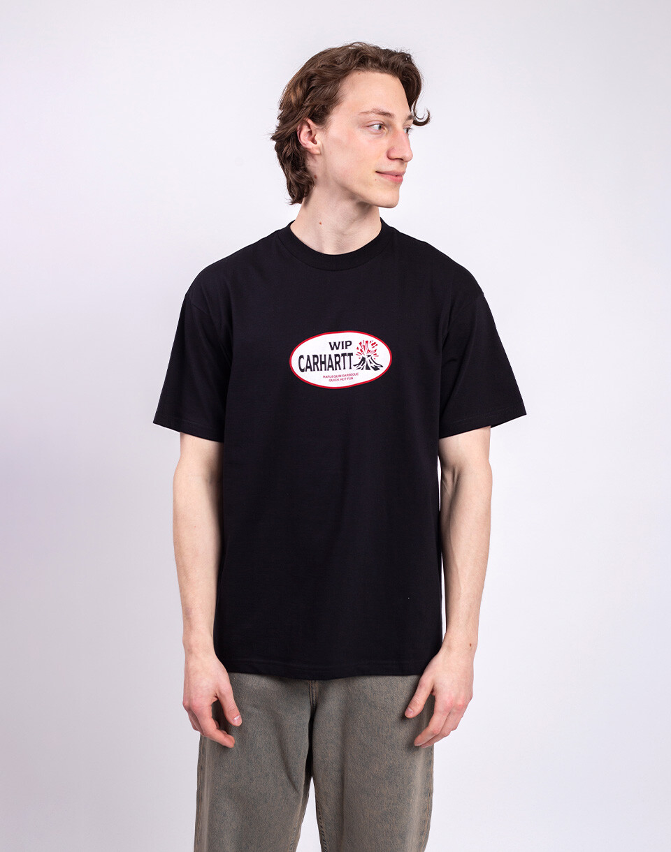 Carhartt WIP S/S Harlequin BBQ T-Shirt Black M