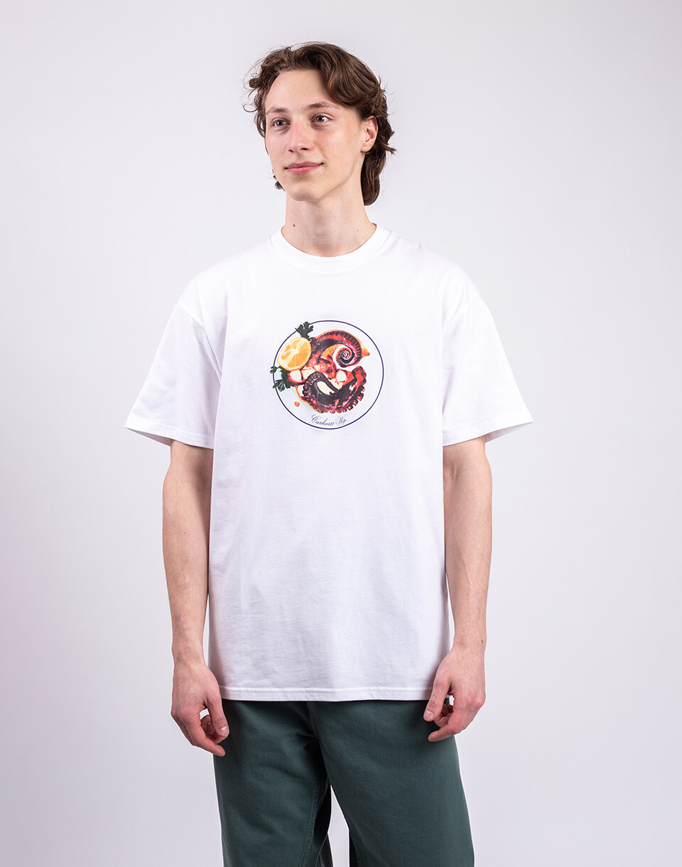 Carhartt WIP S/S Octopus T-Shirt White M