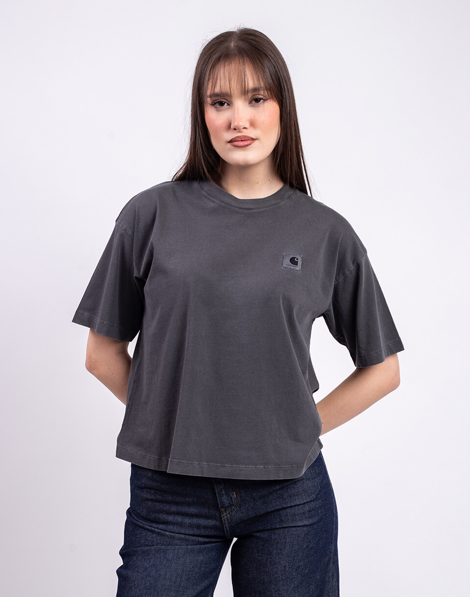 Carhartt WIP W' S/S Nelson T-Shirt Black garment dyed XS