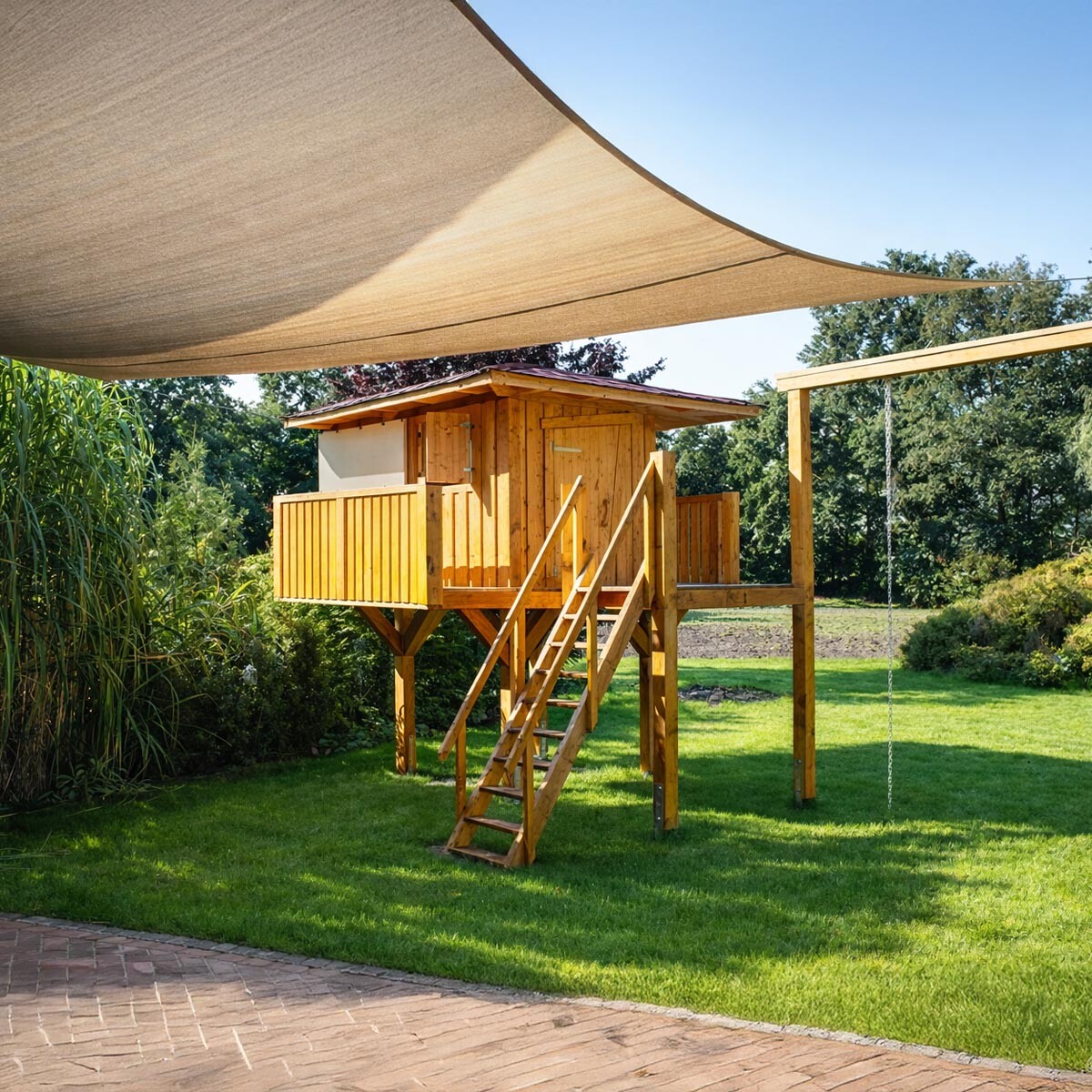 Videx Garden Stínící plachta BODEGA, béžová, 300 x 300 cm