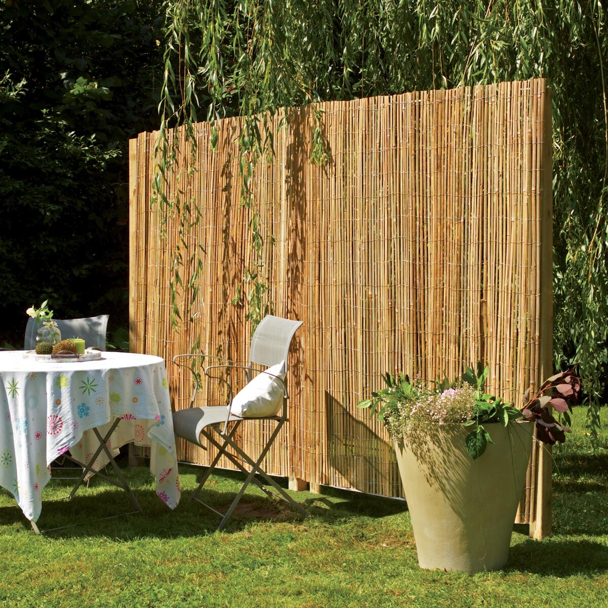 Videx Garden Bambusový plot SHANGHAI, 90 x 300 cm, přírodní