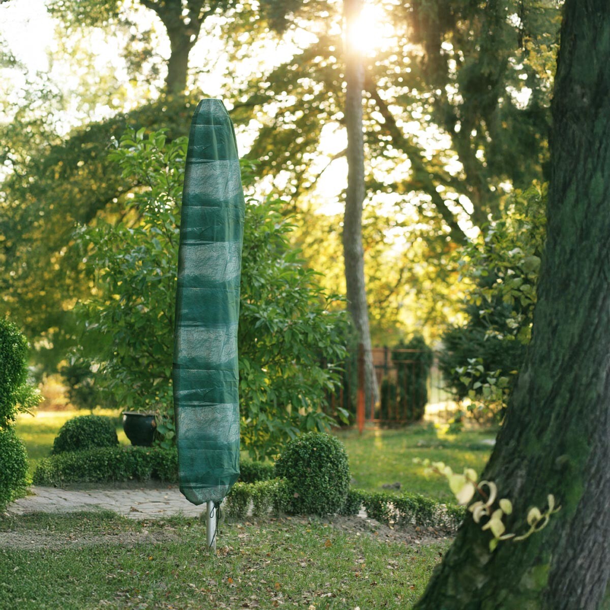 Videx Garden Ochranný obal na slunečník, zelený, 210 x 50 cm
