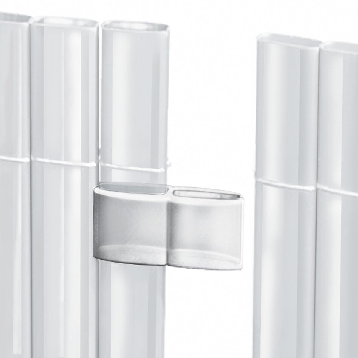 Videx Garden Spojky k zástěně na plot Rügen, barva transparent, 4 ks