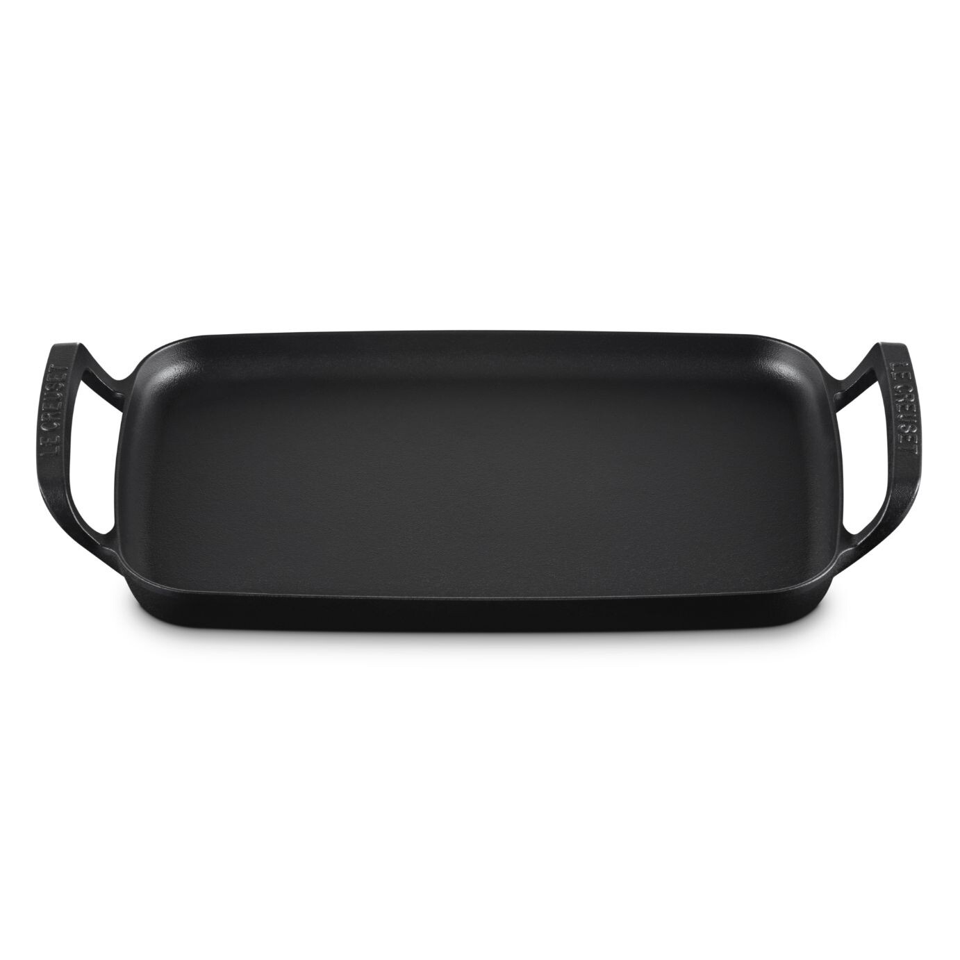 Grilovací deska BBQ 40 cm, černá, litina, Le Creuset