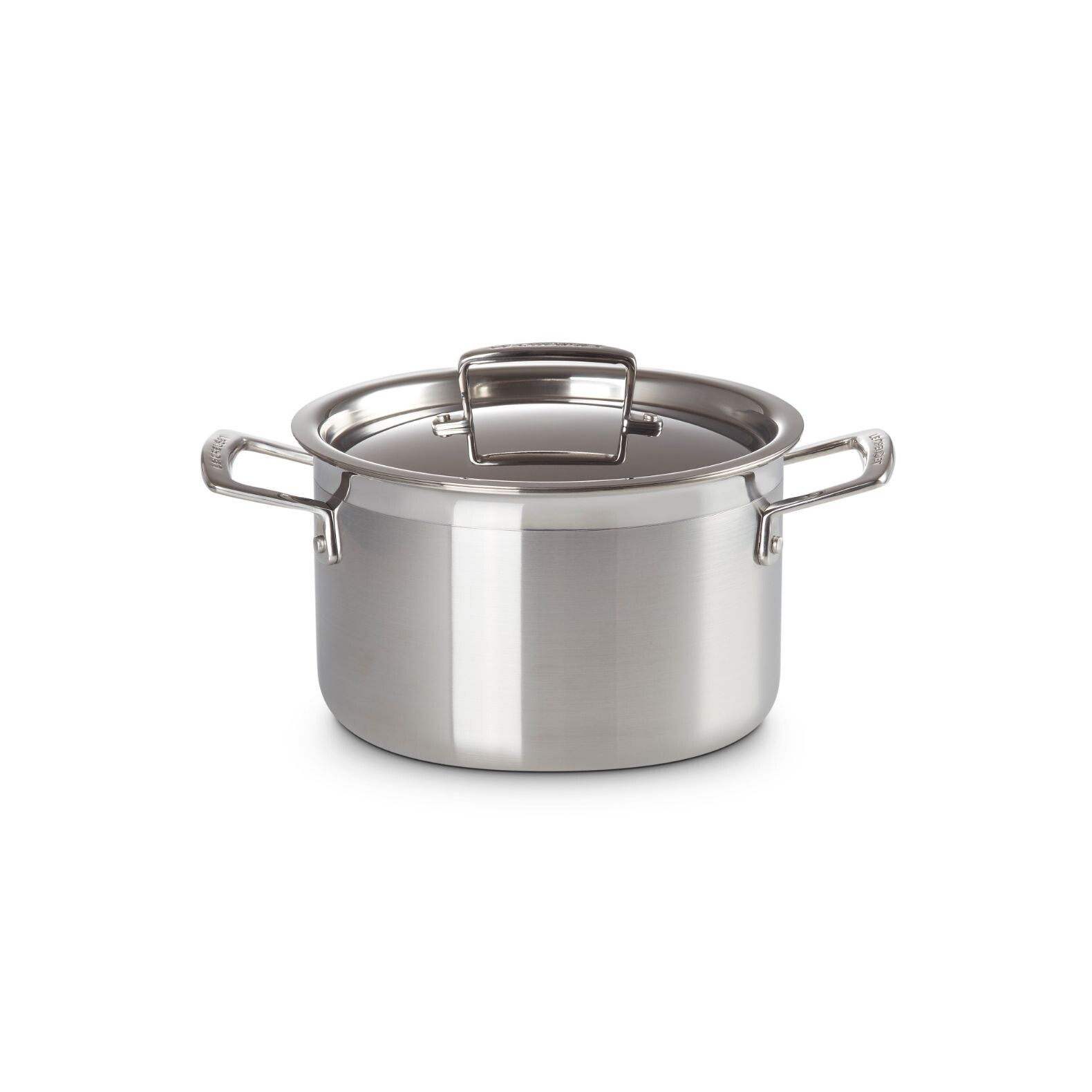 Kastrol CLASSIC 20 cm, 4 l, stříbrná, nerezová ocel, Le Creuset