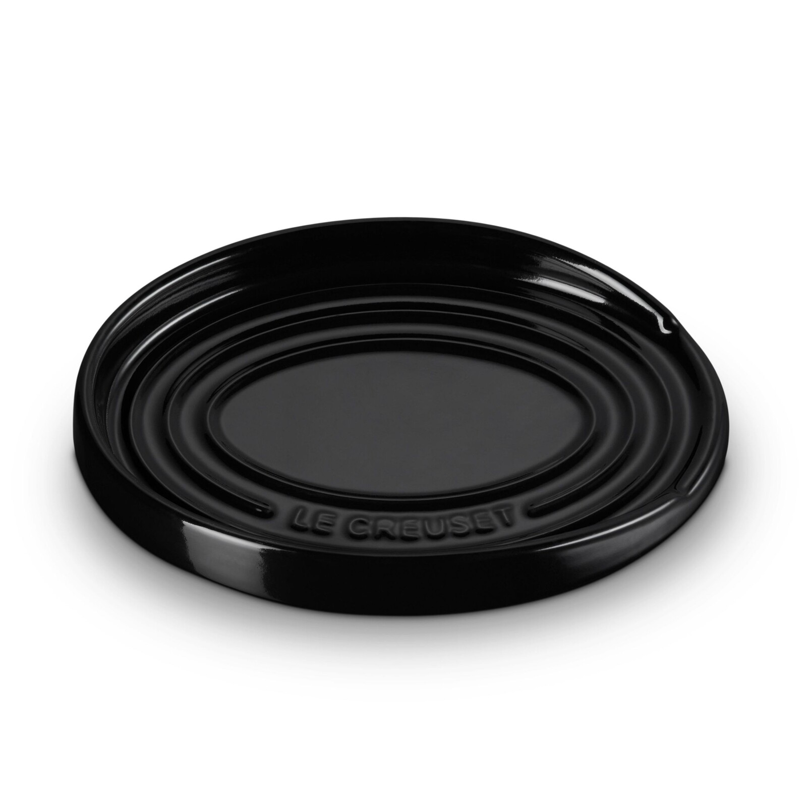Odkládací miska na vařečky 16 cm, BLACK ONYX, kamenina, Le Creuset