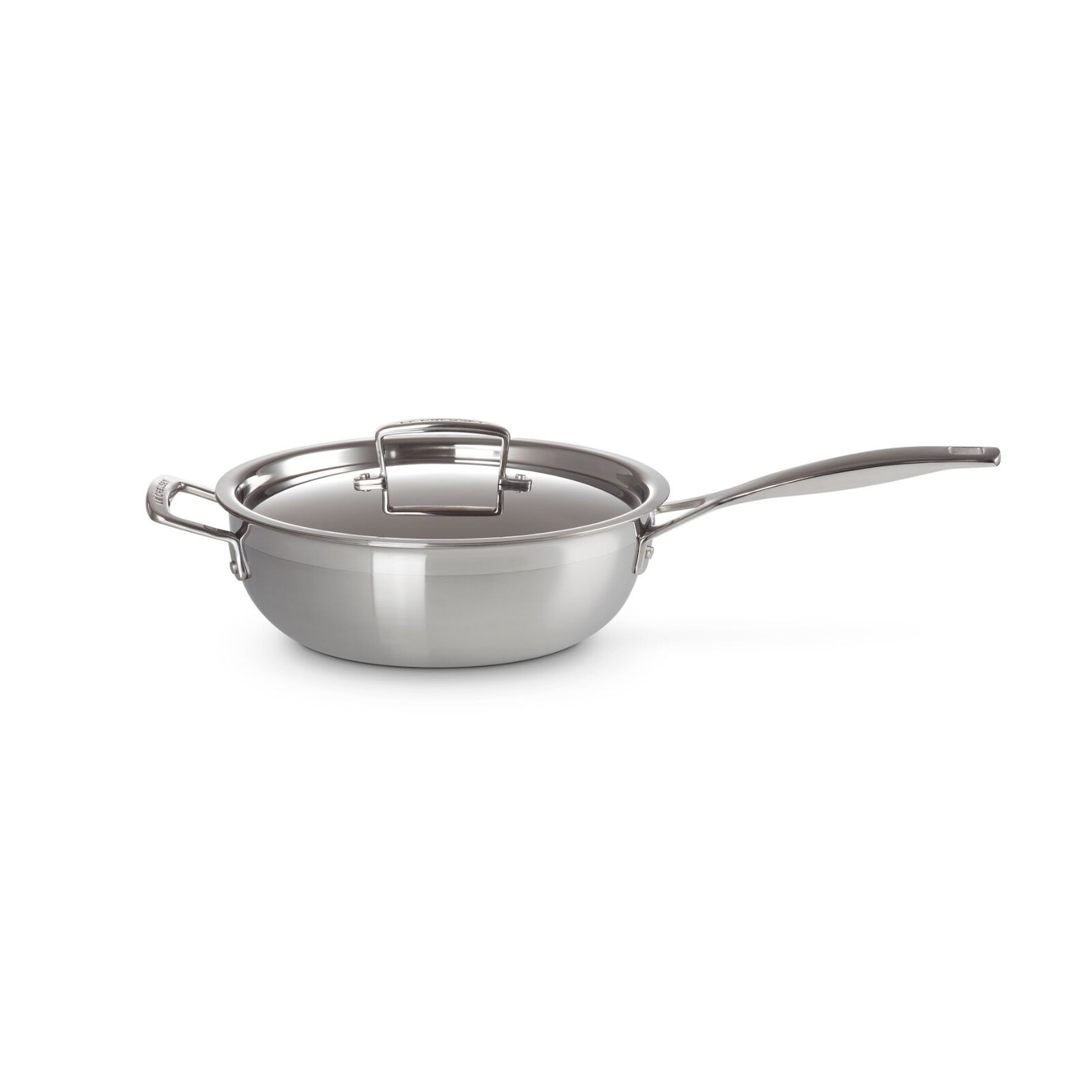 Pánev na soté CLASSIC 24 cm, 3,3 l, stříbrná, nerezová ocel, Le Creuset