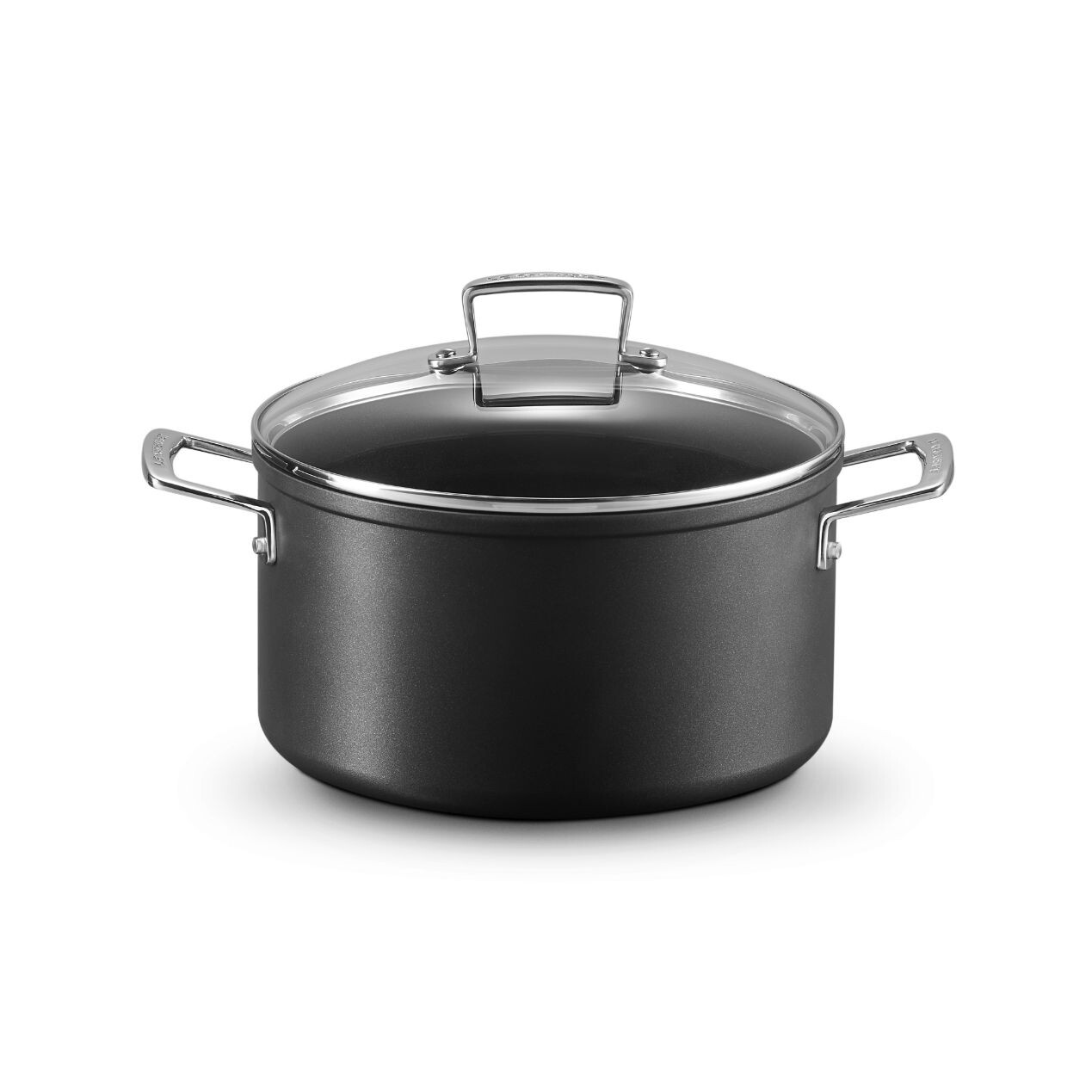 Kastrol TOUGHENED 24 cm, 6 l, černá, hliník, Le Creuset