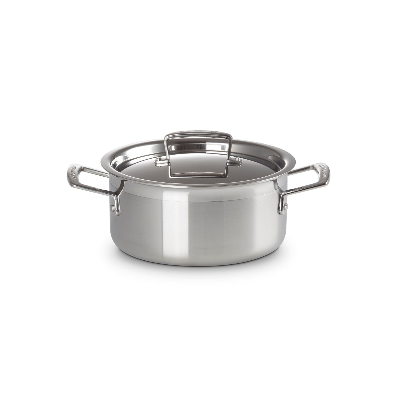 Kastrol CLASSIC 20 cm, 3 l, stříbrná, nerezová ocel, Le Creuset