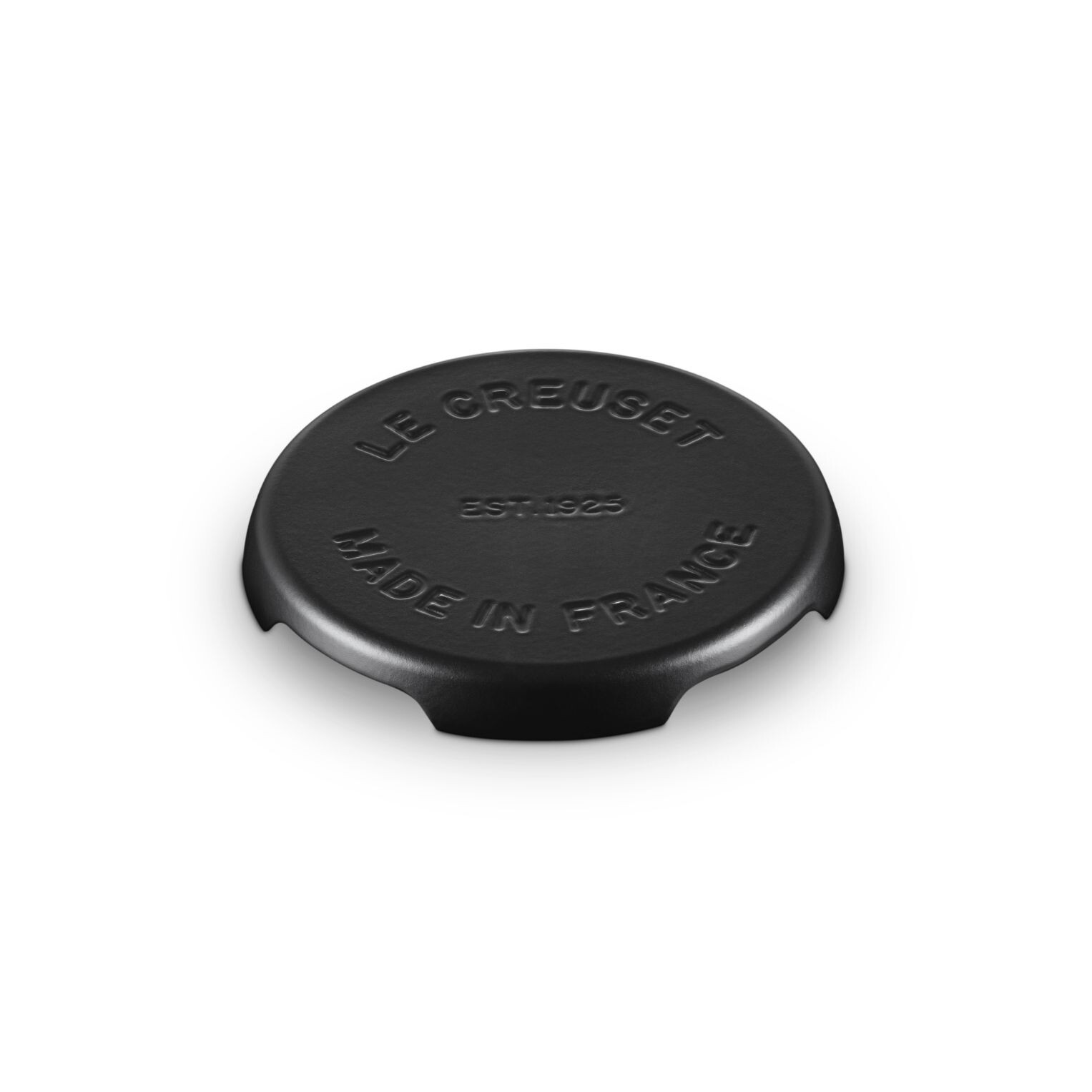 Podložka pod hrnec SIGNATURE 22 cm, SATIN BLACK, litina, Le Creuset