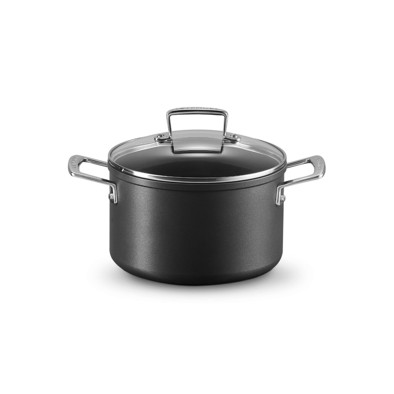 Kastrol TOUGHENED 20 cm, 3,8 l, černá, hliník, Le Creuset