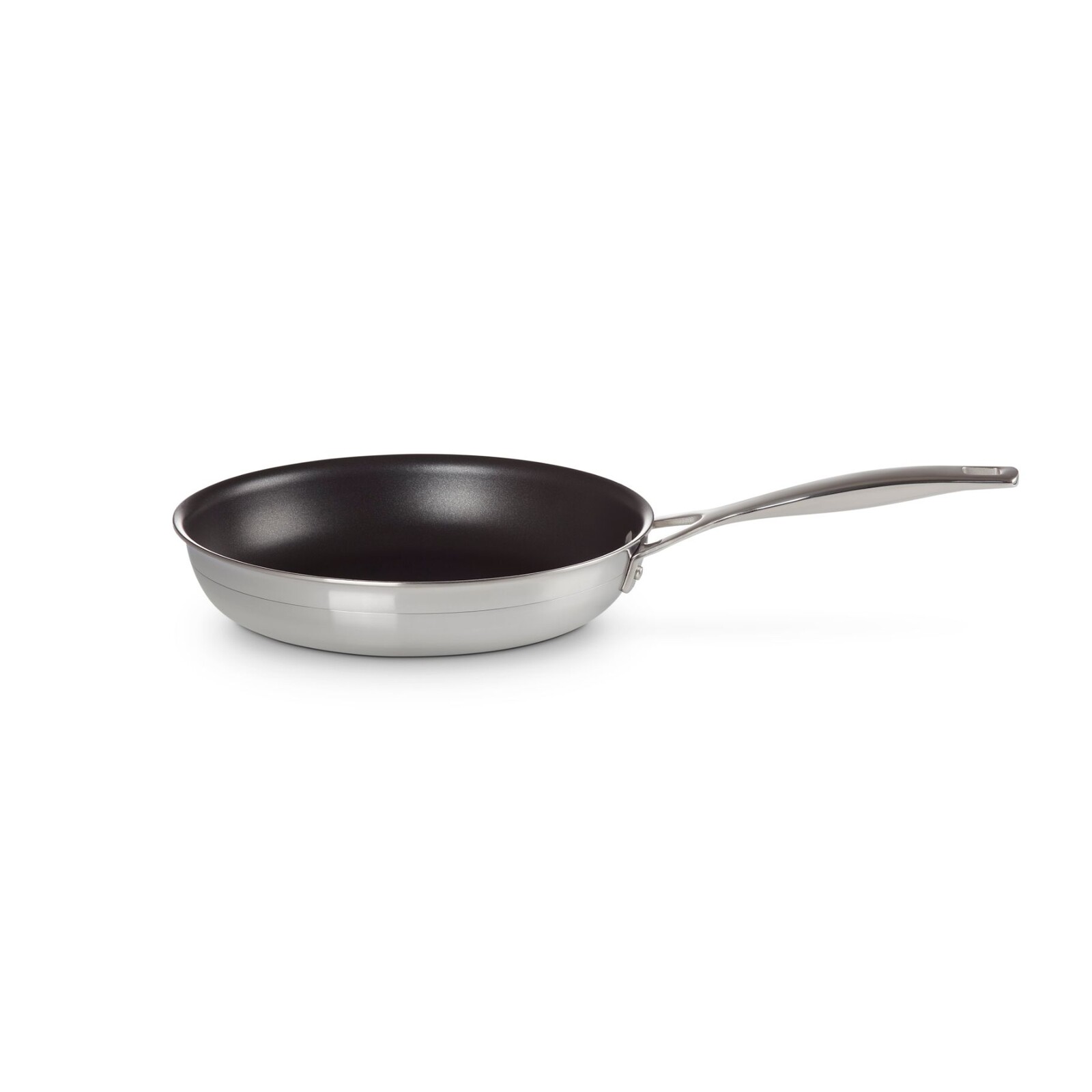 Nepřilnavá pánev CLASSIC 24 cm, stříbrná, nerezová ocel, Le Creuset