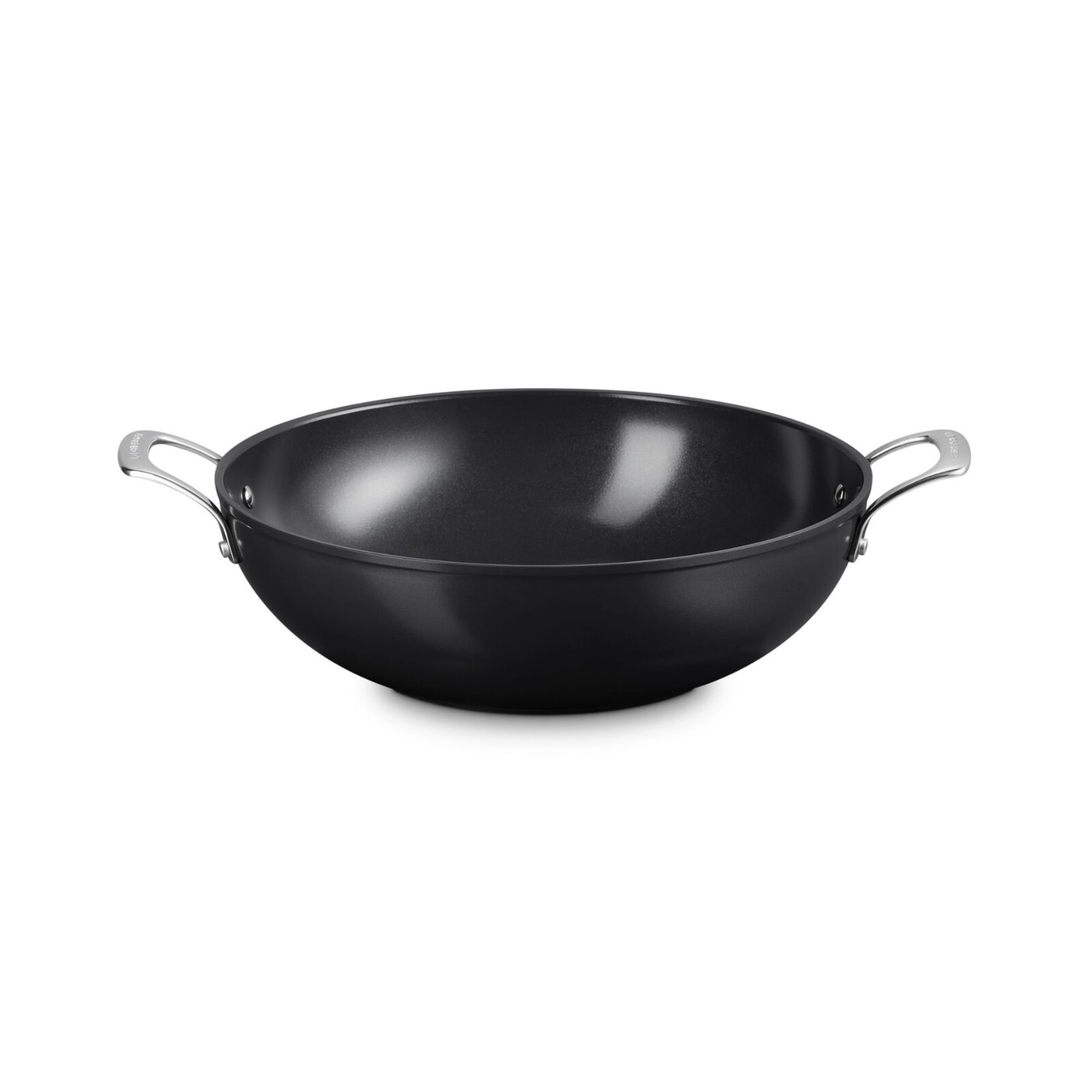 Wok ESSENTIAL 32 cm, 6 l, černá, hliník, Le Creuset