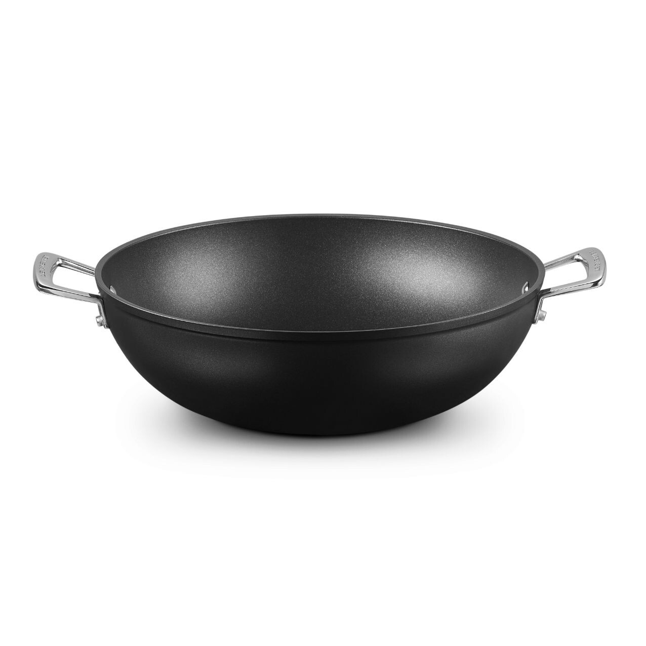 Wok TOUGHENED 32 cm, 6 l, černá, hliník, Le Creuset