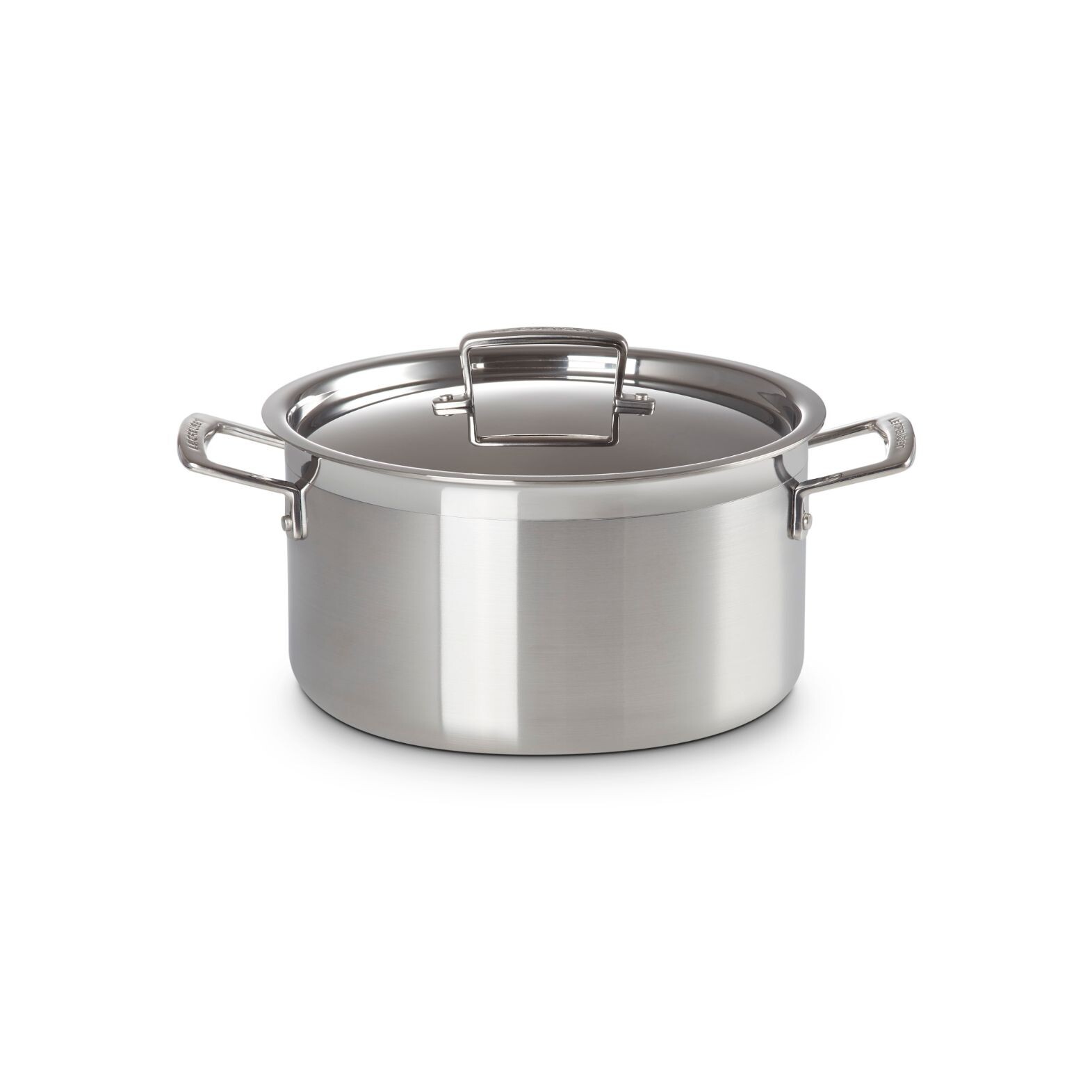 Kastrol CLASSIC 24 cm, 6 l, stříbrná, nerezová ocel, Le Creuset