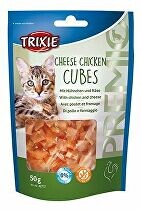 Pochoutka Premio CHEESE CHICKEN CUBES pro kočky 50g TR