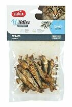 Pochoutka WILDIES šproty celé sušené 50g Zolux