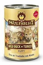 Wolfsblut Dog Puppy Wild Duck&Turkey konz. 395g