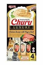 Churu Cat Luxury Chicken Recipe with Wagyu Beef 4x14g