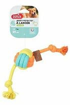 Hračka pes TWIST Míček na laně 29cm Zolux
