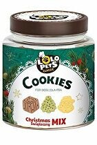 Vánoční MIX sušenek pro psy, dóza 240g TR