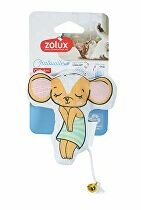 Hračka kočka CHATOUILLE Myška v šatech Zolux