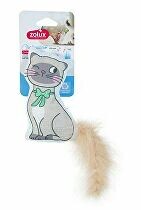 Hračka kočka CHATOUILLE Kočka s puntíky Zolux