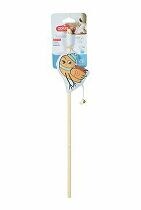 Hračka kočka CHATOUILLE Udice Ptáček zelený Zolux