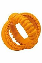 Hračka pes GOLEM Extreme guma 16x14cm oranžová HipHop