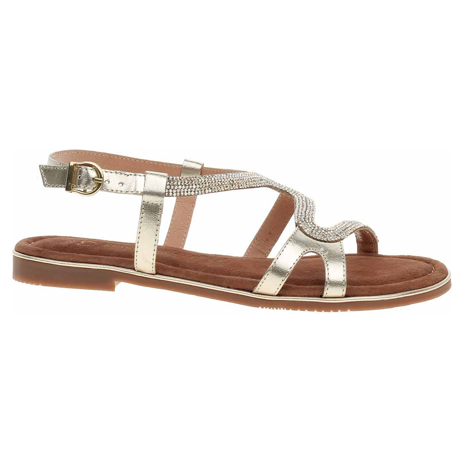 Ecco Dámské sandály Marco Tozzi 2-28143-42 gold comb 23802081