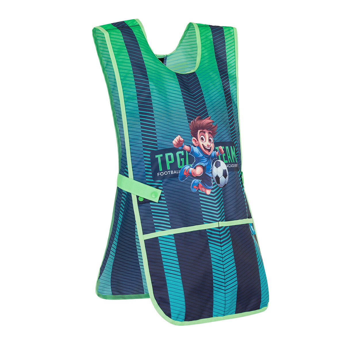 Školní zástěra do výtvarky fotbal Topgal ZINA 26025