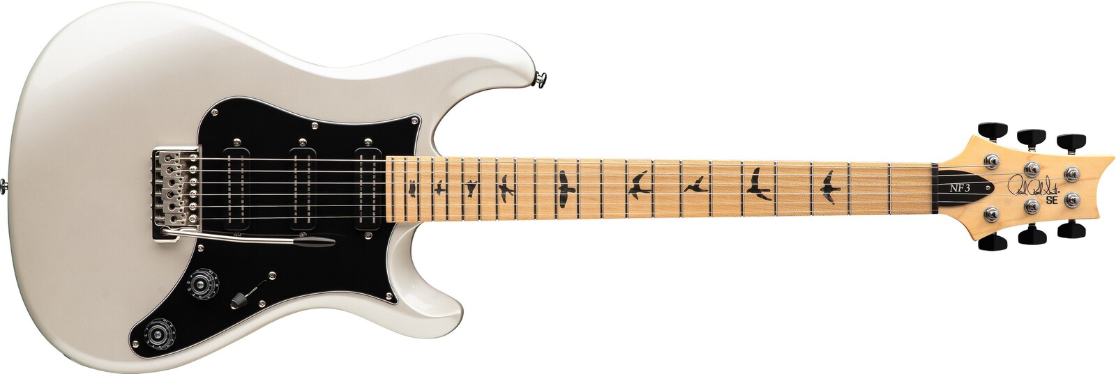 PRS SE NF3 MN Pearl White 2026