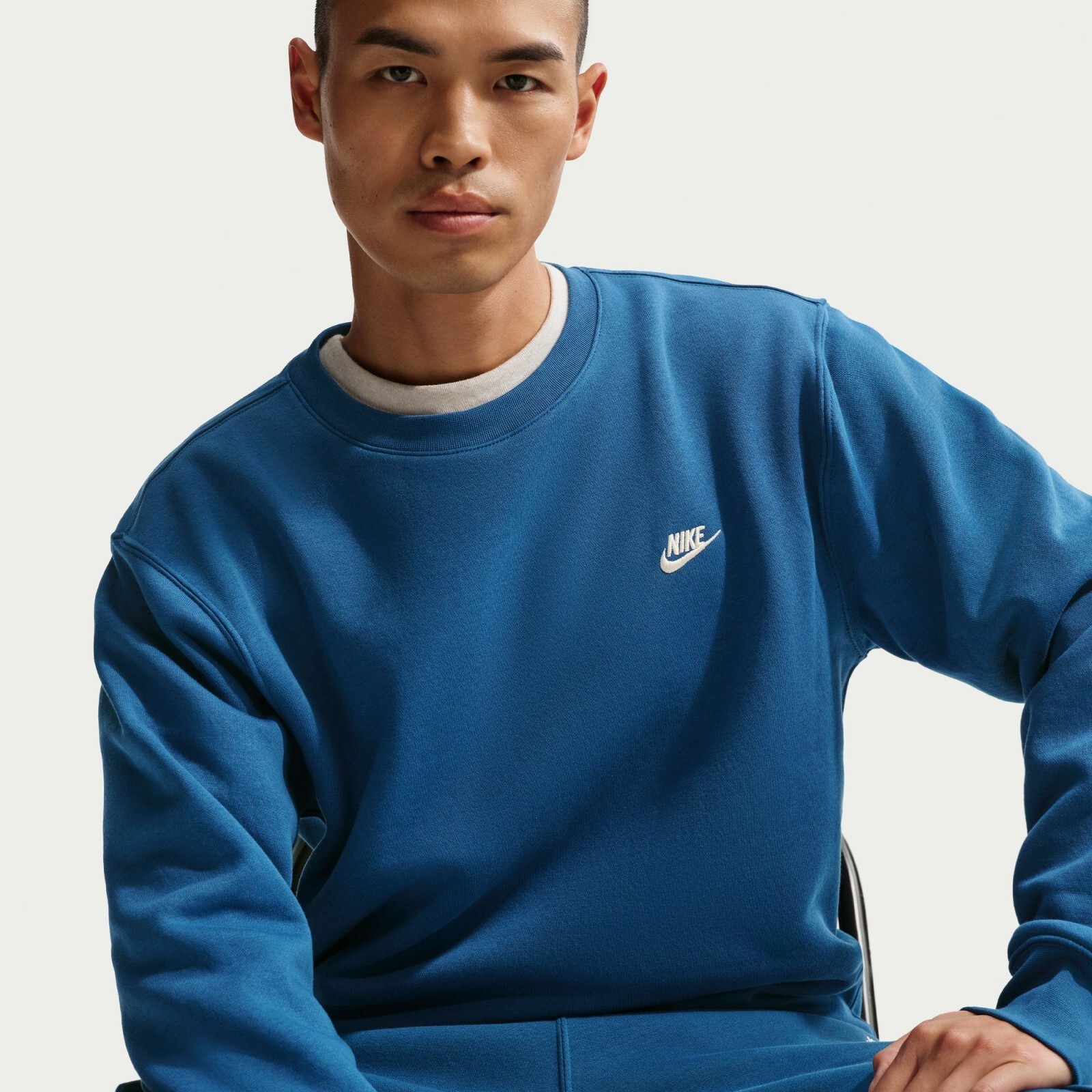 Nike Club Mens Fleece Crew S