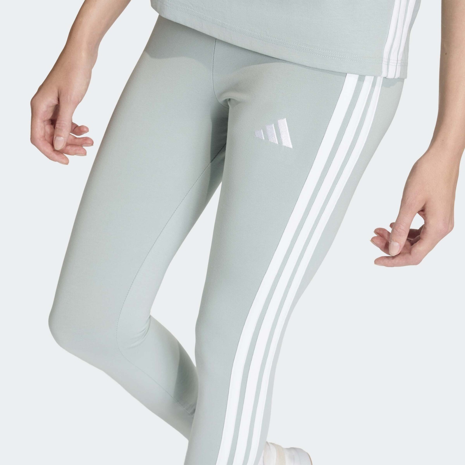 adidas Essentials 3-Stripes COTTON Leggings S