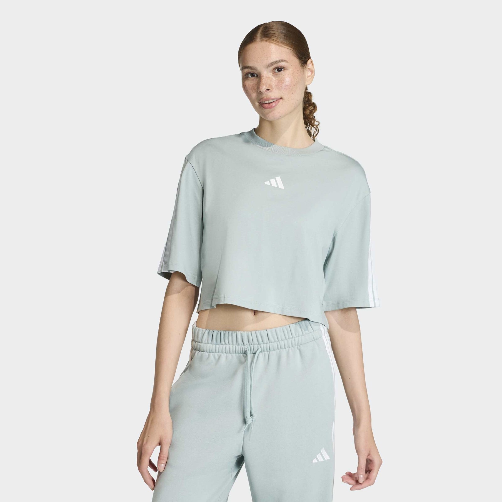 adidas Essentials 3-Stripes COTTON LOOSE T-Shirt L