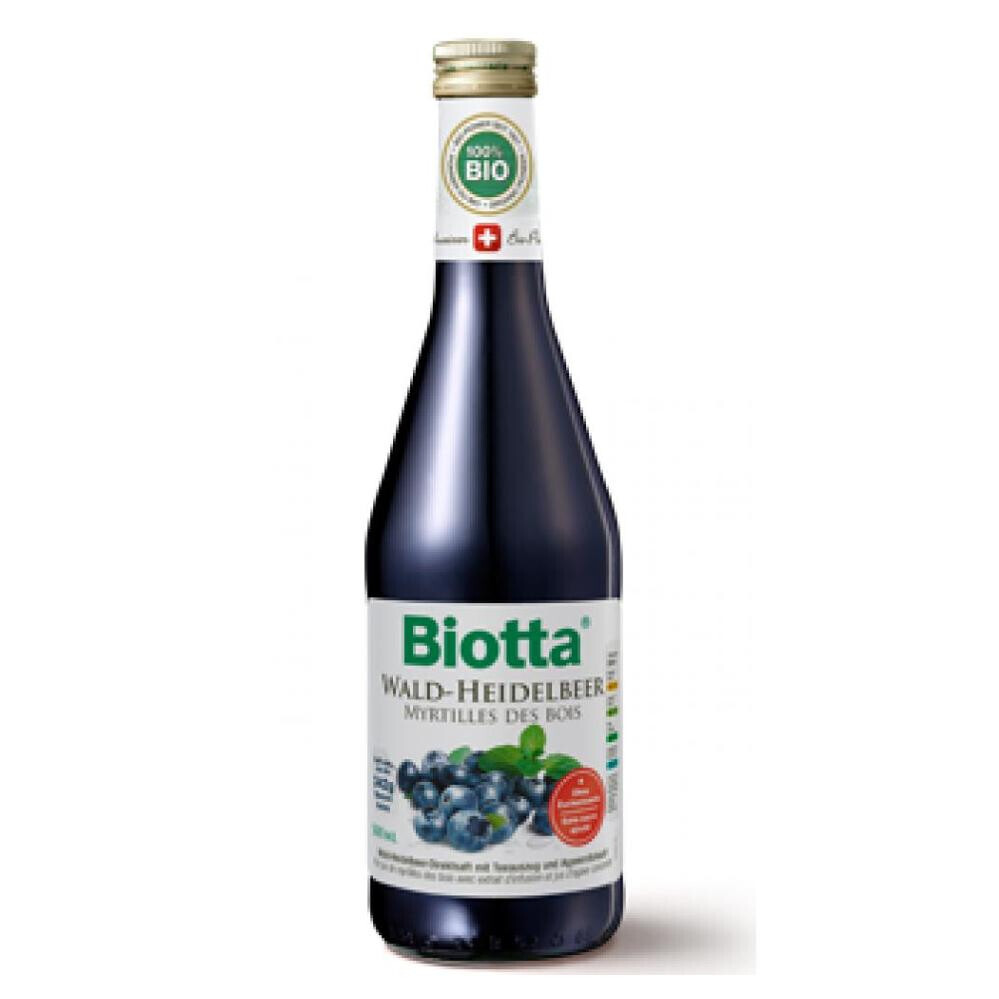 BIOTTA Borůvková šťáva BIO 500 ml, poškozený obal