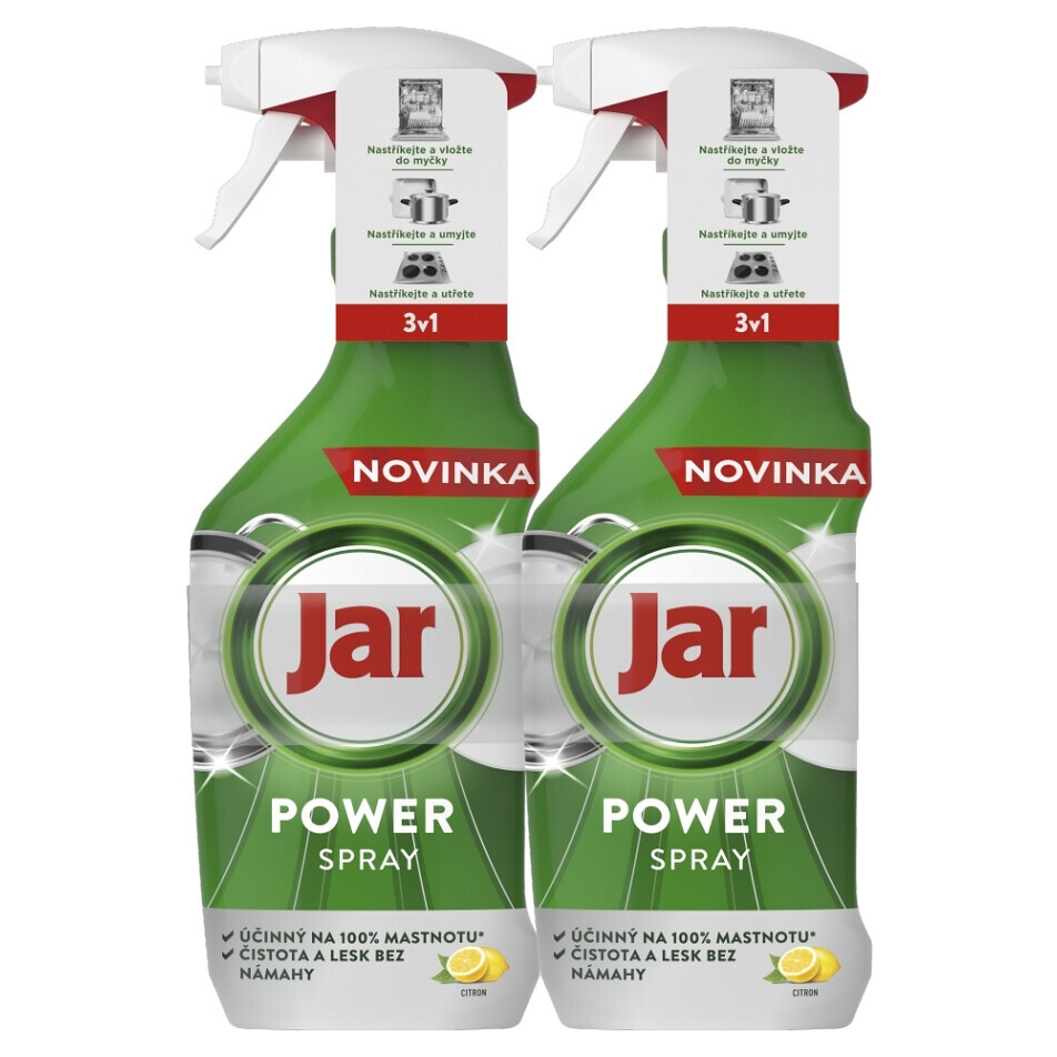 JAR Power Spray na nádobí 3v1 2 x 500 ml, poškozený obal