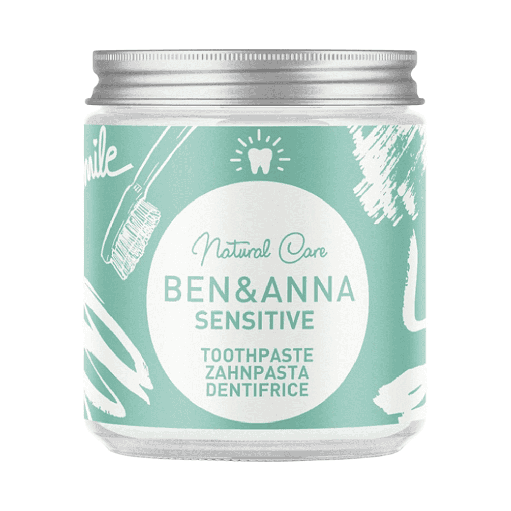 BEN & ANNA Zubní pasta pro citlivé zuby Sensitive 100 ml, poškozený obal