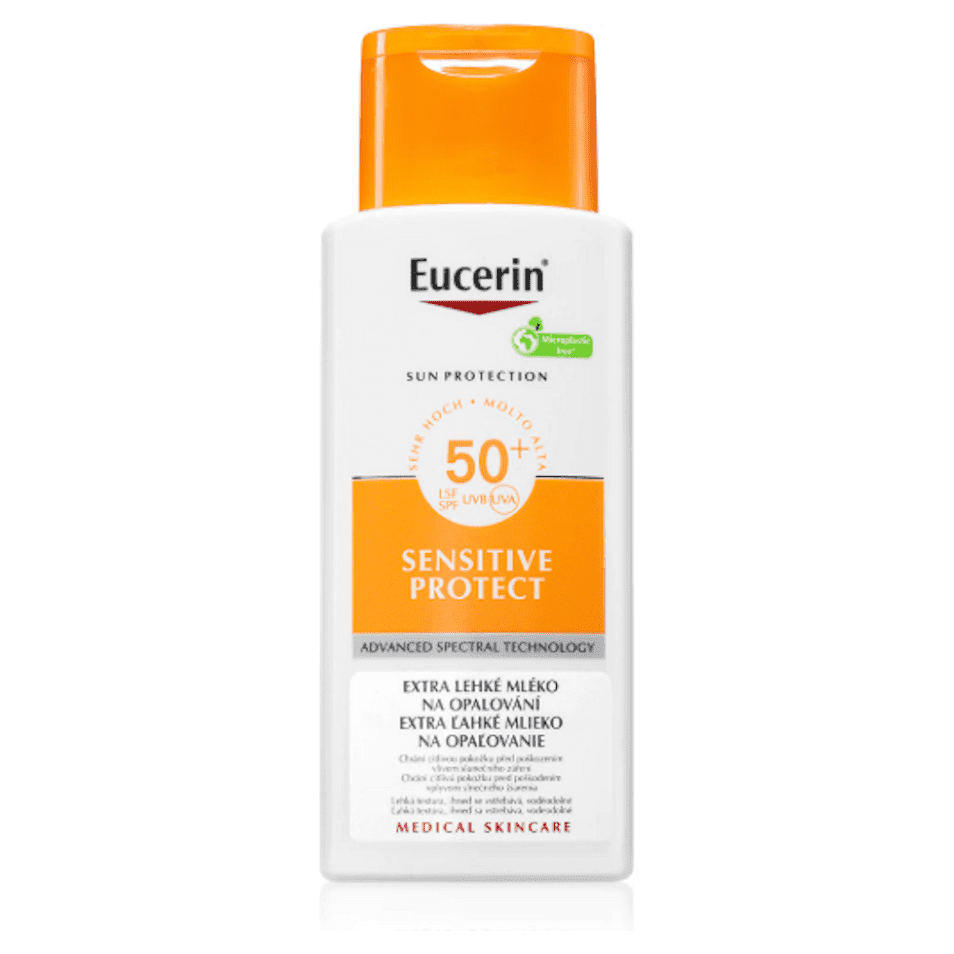 EUCERIN Sun Sensitive Protect Mléko na opalování  SPF 50+ 150 ml
